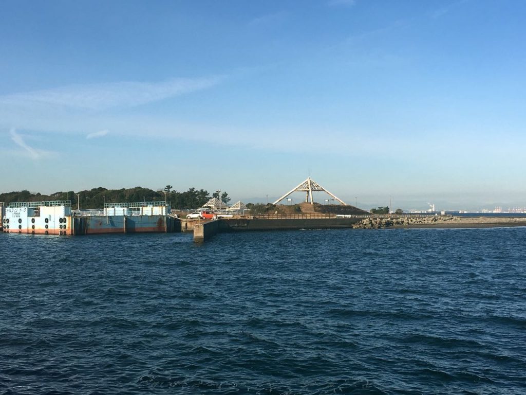 富津新港の釣り場
